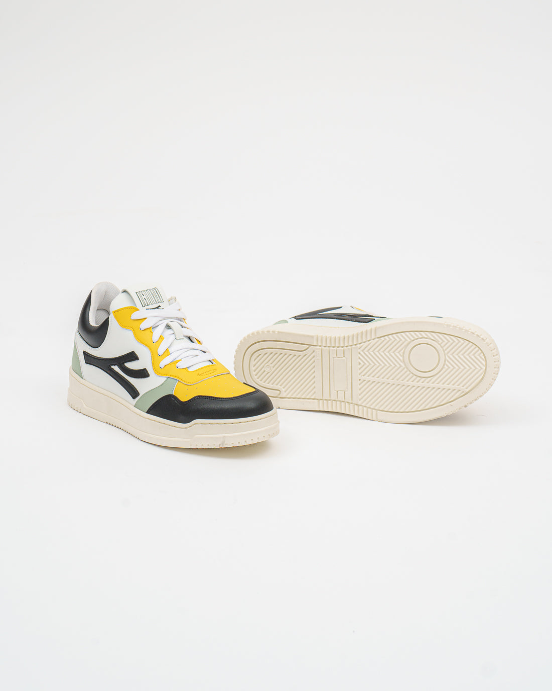 Sirius - Sneakers in Menta, Nero e Yellow