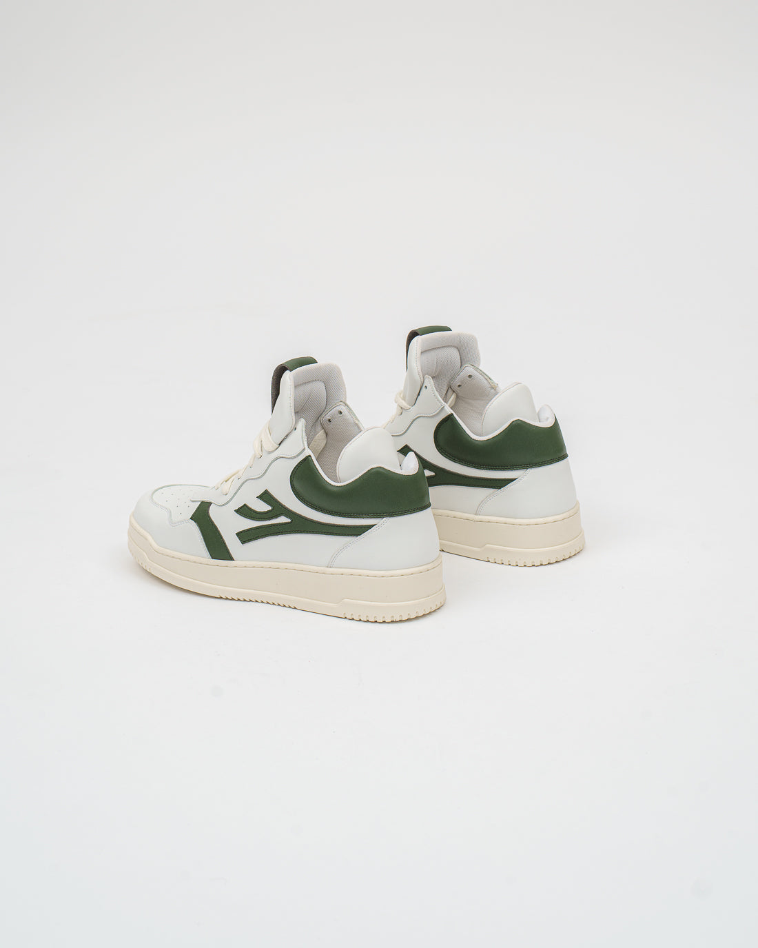 Cosmos - Sneakers in Bianco e Verde Forest