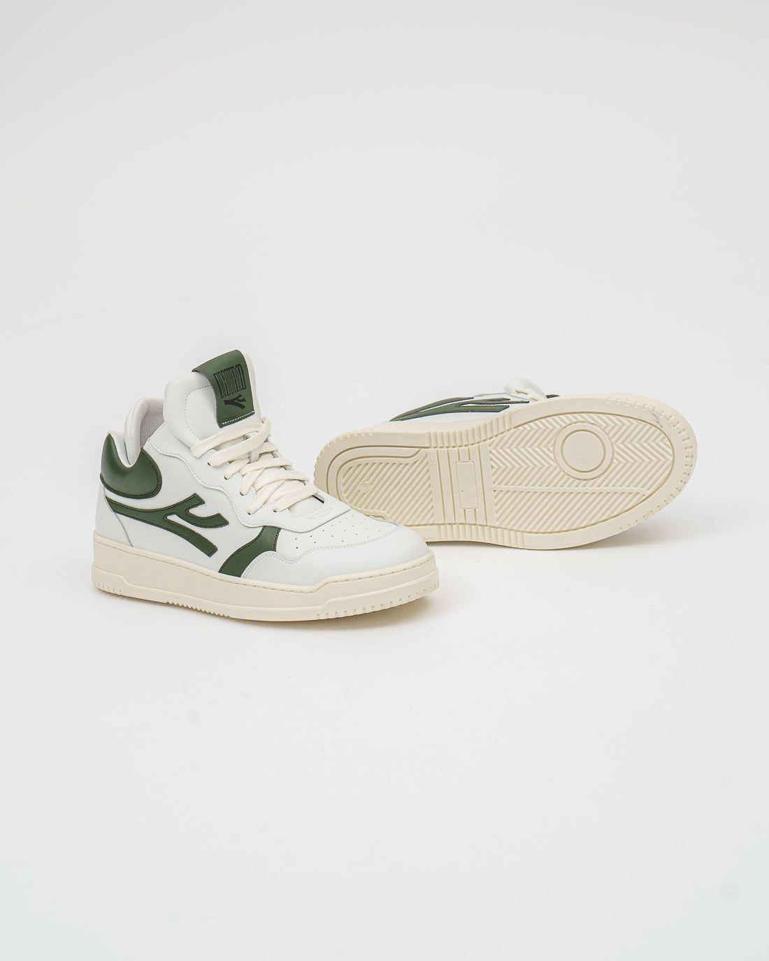 Cosmos - Sneakers in Bianco e Verde Forest