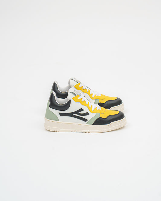 Sirius - Sneakers in Menta, Nero e Yellow