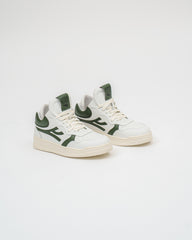 Cosmos - Sneakers in Bianco e Verde Forest