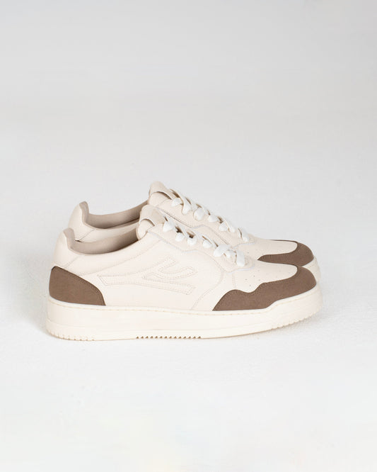 Orion - Sneakers in Panna e Tabacco